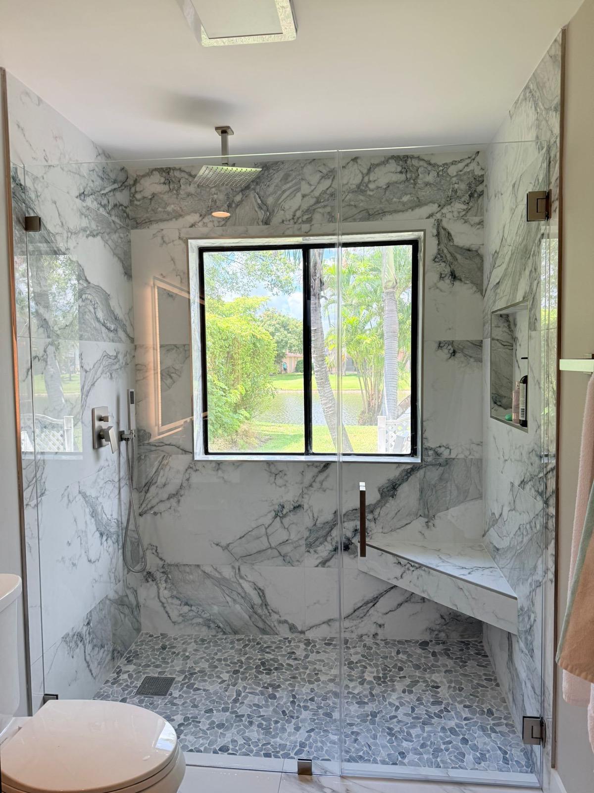 Marble Shower Installation